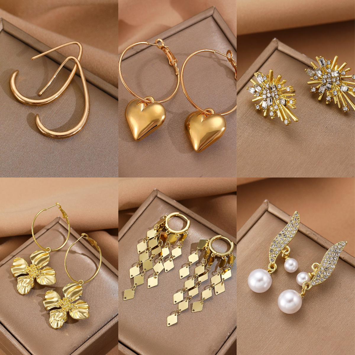 Popular cross-border best-selling fashionable hollowed-out oval earrings from Europe and America, simple geometric long hollowed-out matte earrings and earrings for women full figure