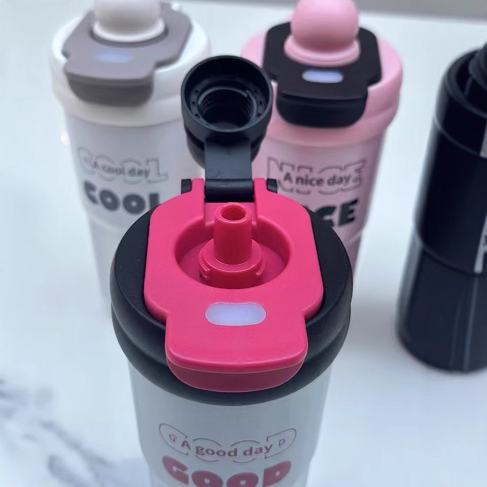 ins style high appearance level portable insulated cup, stainless steel 316 water cup for girls and students, insulated tea water straw cup Application Scenario