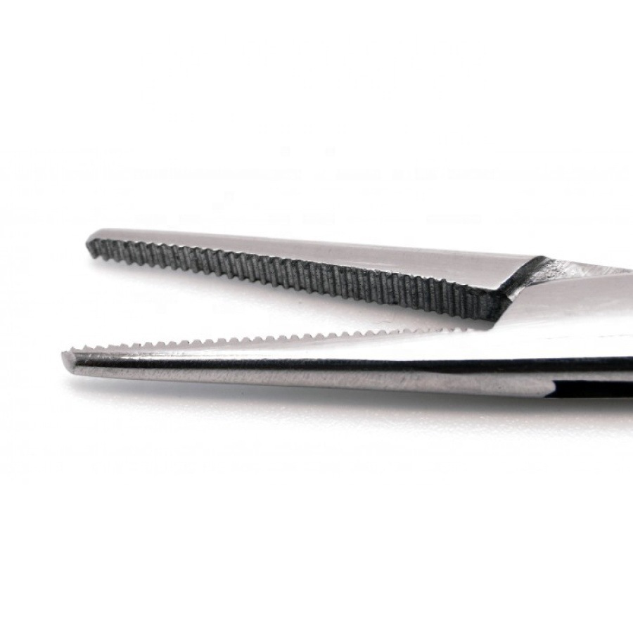 In stock: Stainless steel bright bright hair-pulling forceps, hemostatic forceps, cupping forceps, 12.5 cm mosquito forceps, hook forceps, gauze Specification drawing