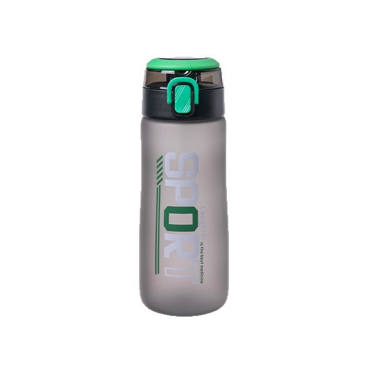 Yitong Fashion's new outdoor plastic cups, girls' casual cups, high appearance level portable pop-up lid frosted water cups wholesale Item Picture