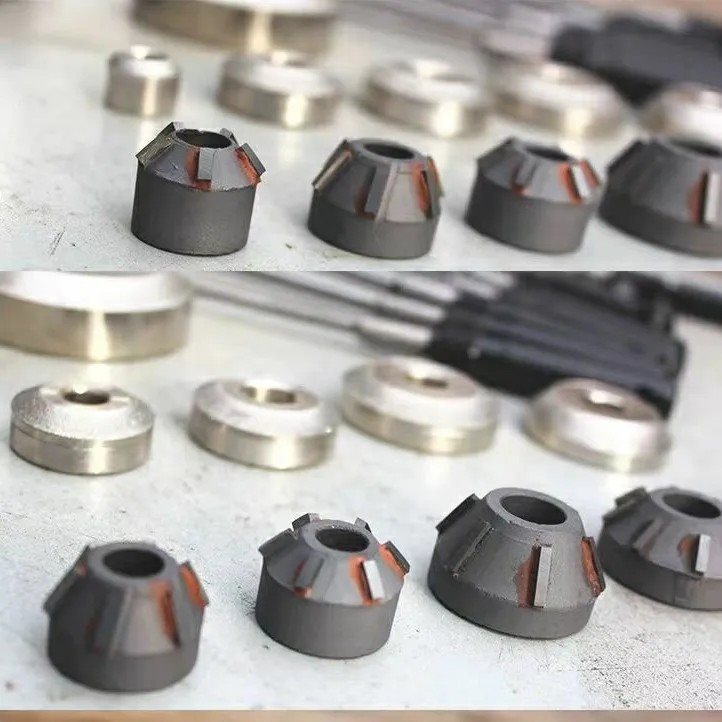Valve seat reamer, single hard alloy valve reamer, diamond grinding wheel, boring cylinder, grinding shaft details Picture