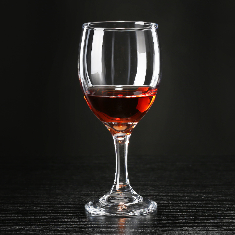 Kerui household hotel tall glass, one-piece formed red wine glass, creative reinforced glass cup, small wine glass manufacturer wholesale Application Scenario