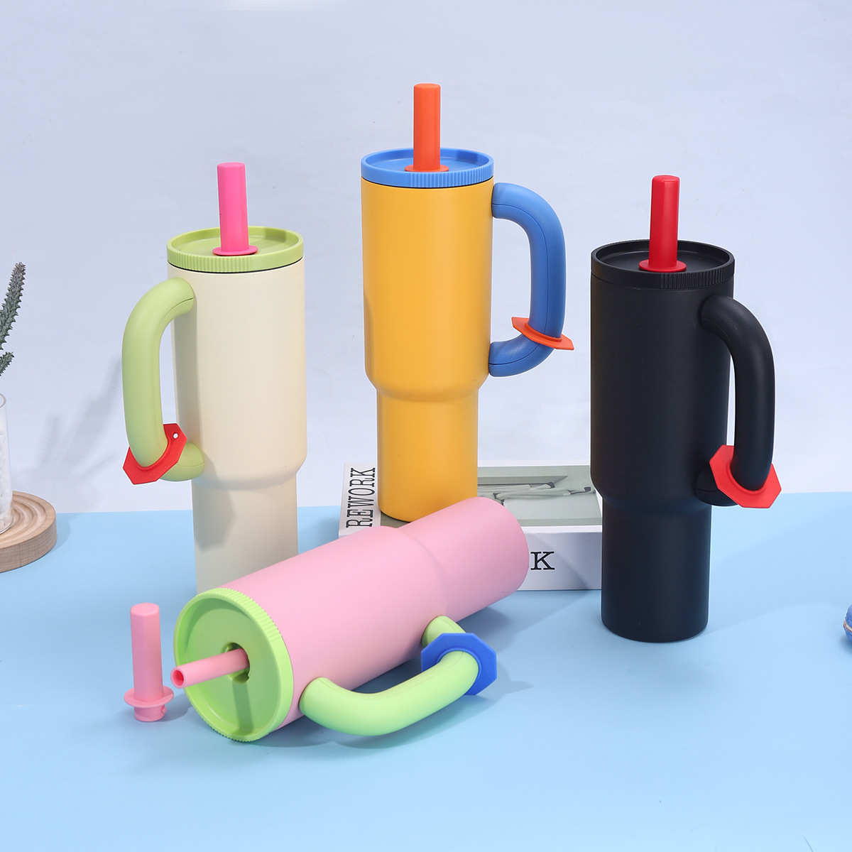 New 304 stainless steel insulated cup, double-layer vacuum large-capacity car cup, outdoor portable ice cup Application Scenario