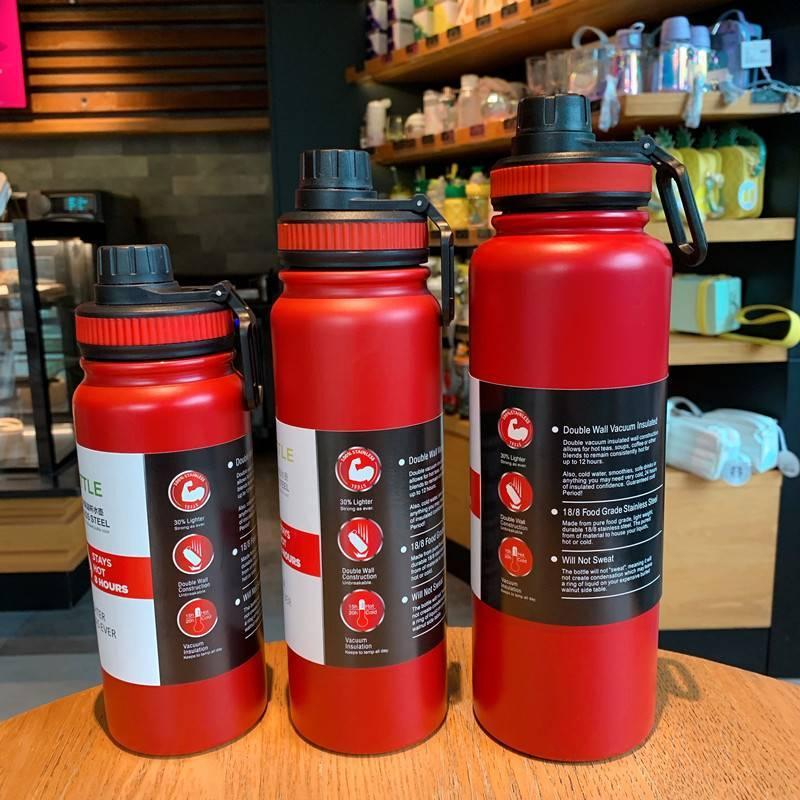 Cycling water cup, creative portable space cup, outdoor insulated cup, special insulated cup for mountain climbing and drivers, large capacity Specification drawing