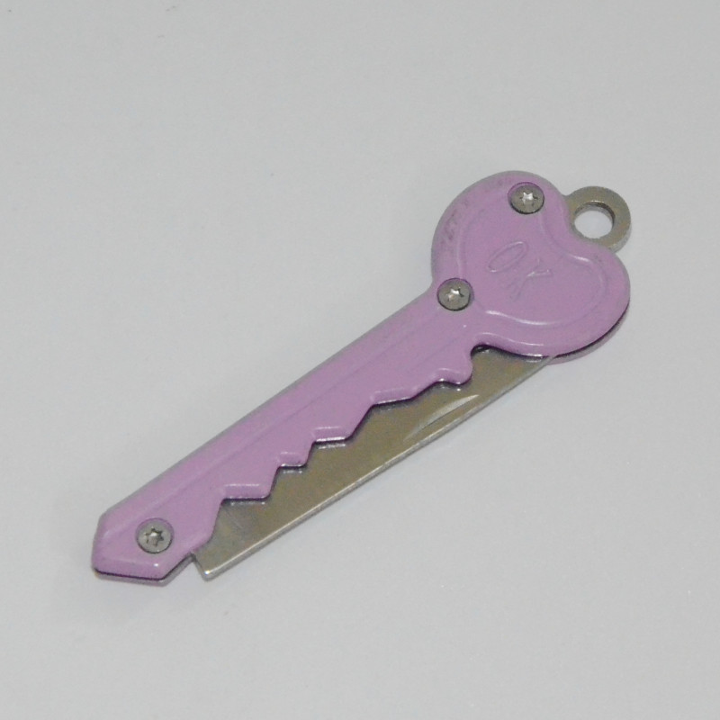 Outdoor knife, OK key knife, portable mini stainless steel fruit knife, folding key knife, express unboxing knife undefined