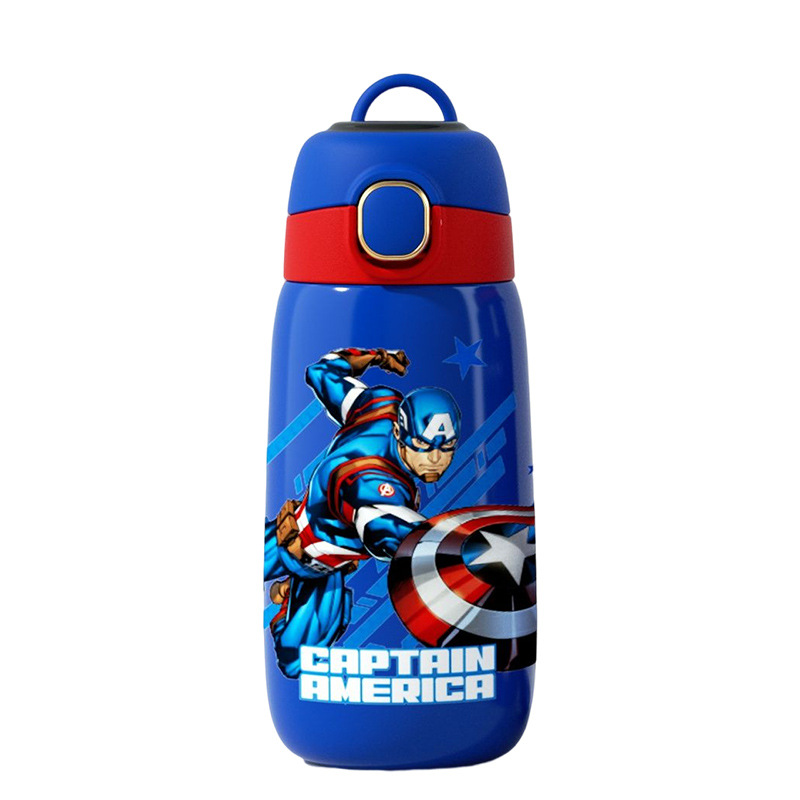 Marvel official smart insulated cup, 316 stainless steel, Disney children's water cup, special cup for primary school students to go to school Item Picture