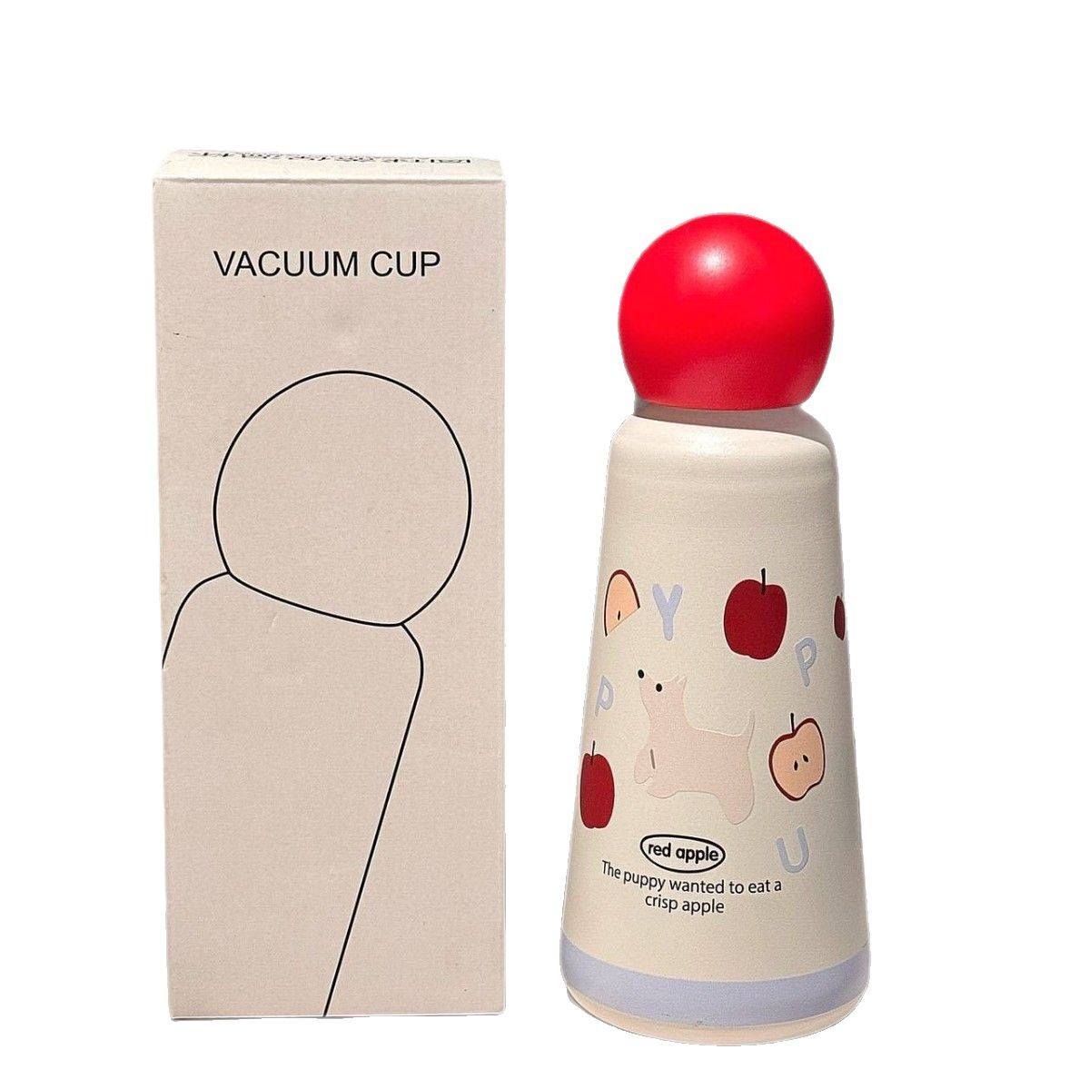 New original Earth Dog stainless steel insulated cup, portable travel cup for girls, round cup, couple style customization Item Picture