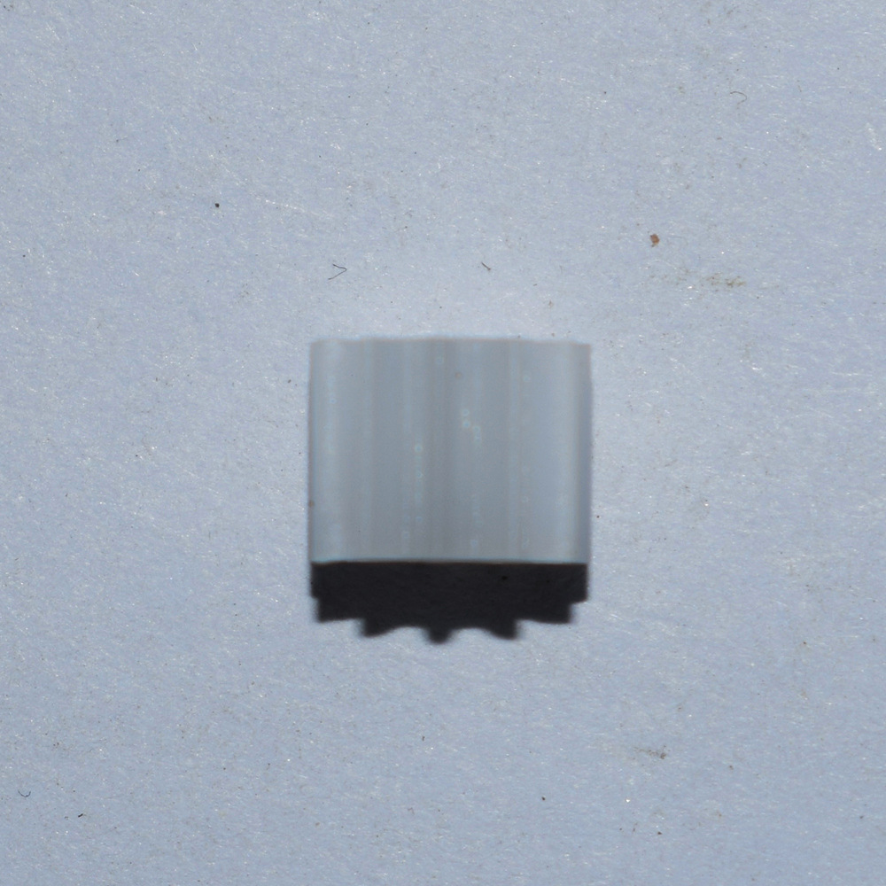 A comprehensive collection of 0.5-module 11-tooth plastic gears, 6.4mm diameter 11-2A toy spindle pinion accessories Specification drawing