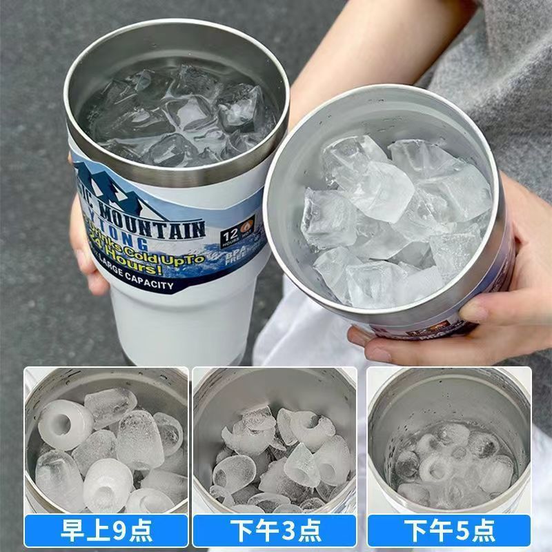 2023 New internet-famous bestsellers: Cold King Ice King Cup, Summer Giant insulated Cup, Cold Preservation Cup, American car Cup Application Scenario