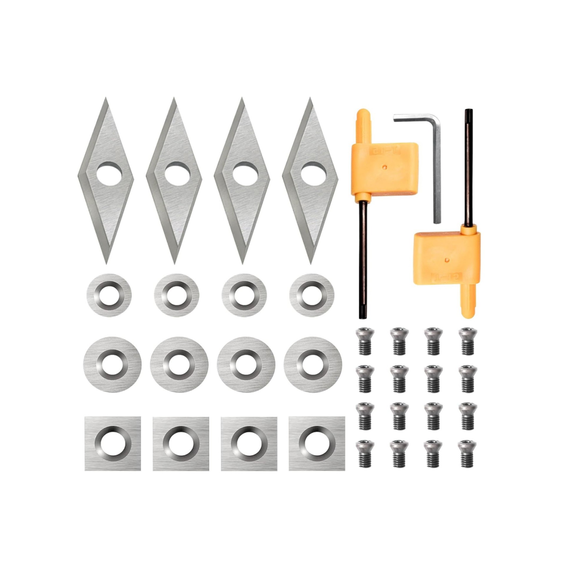 Cross-border handheld disposable woodworking turning tool set, disposable blades, disposable woodworking blades full figure