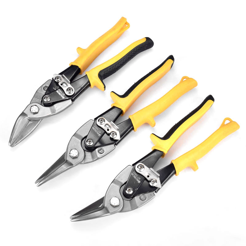Aviation shears manufacturer wholesale 10-inch straight shears, iron sheet shears, right-bend aviation shears, table-top left-bend aviation shears Item Picture