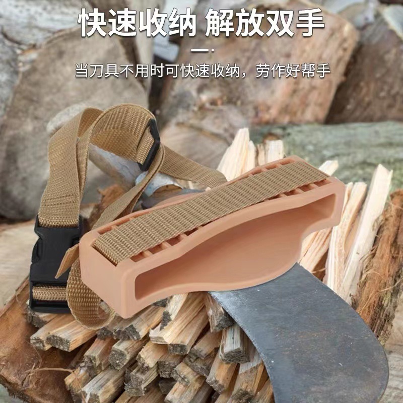 A universal firewood knife rack with adjustable belt and enlarged belt for chopping firewood on the mountain details Picture