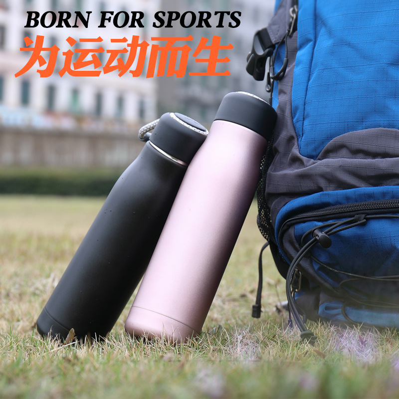 Custom-made portable large-capacity insulated cups for outdoor sports, women's and men's fitness, children's portable insulated water bottles and cups Specification drawing