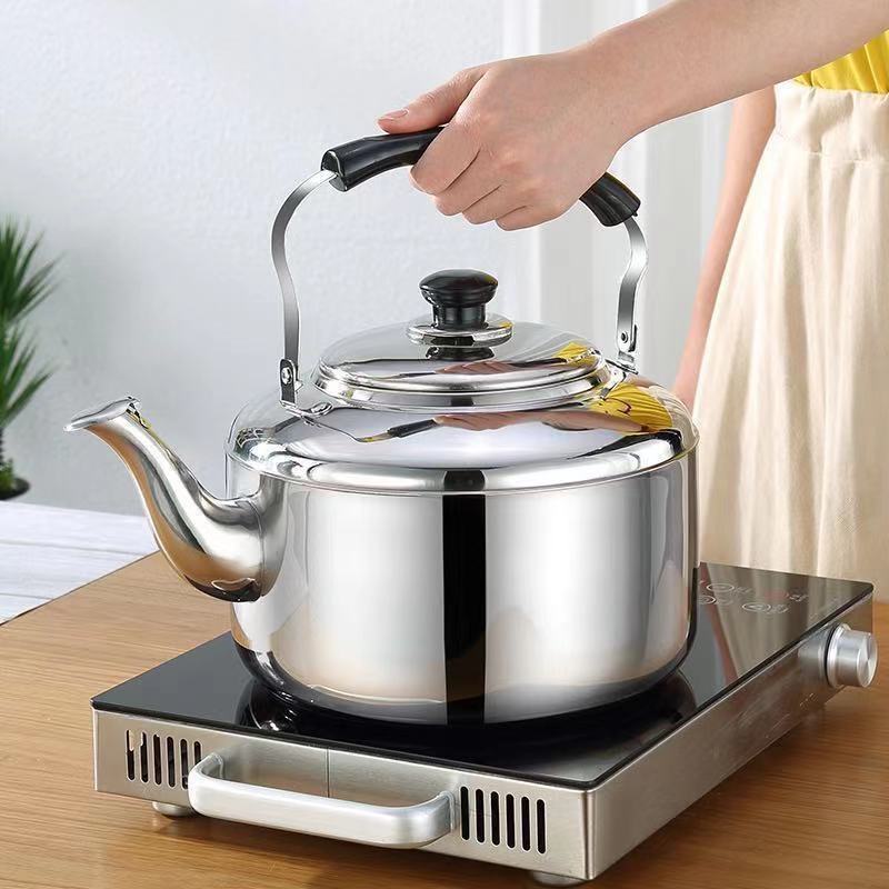 Professional voice-generating kettle, non-magnetic stainless steel thickened Zhongbao kettle, induction cooker, gas universal kettle, no electricity details Picture