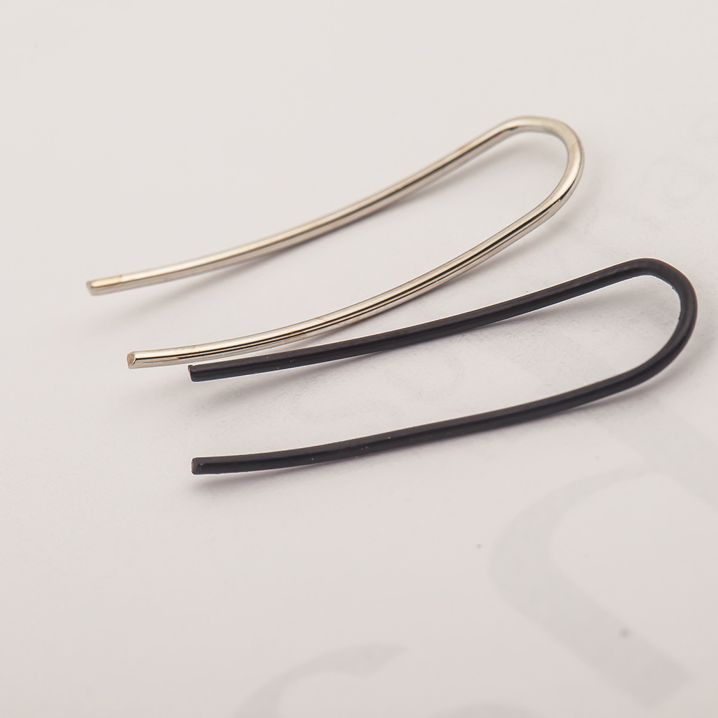 Korean-style fashionable, creative and simple earrings, personalized and trendy U-shaped ladies' ear clips, stud earrings and accessories wholesale Application Scenario