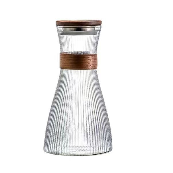 Cross-border cooling water kettle, glass high-temperature resistant cooling water kettle, household cooling water cup set, explosion-proof cooling water kettle, high appearance level Item Picture