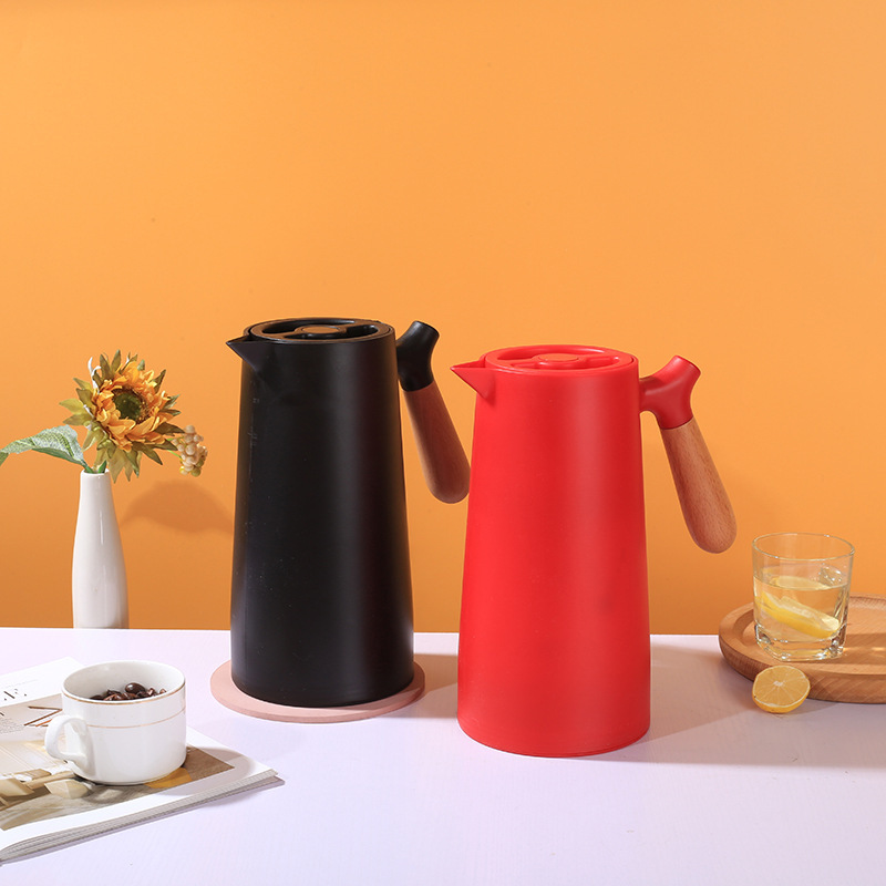 High appearance level temperature display thermos, small hot water kettle, office thermos, dormitory student glass inner liner, ins style details Picture