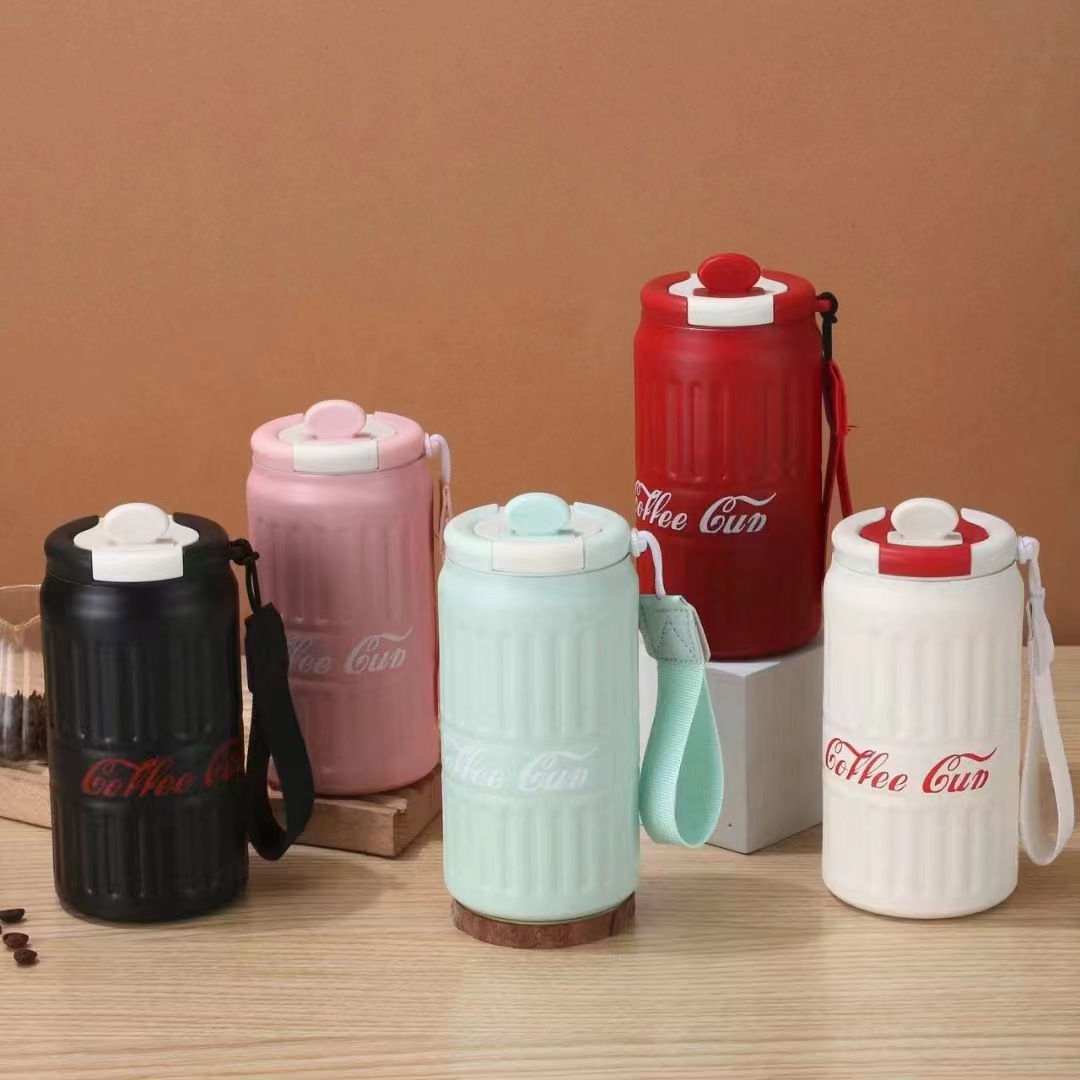 Intelligent warm display coffee cup, multi-layer insulated cup, high appearance level, portable travel cup for men and women, cold insulation car coffee cup details Picture