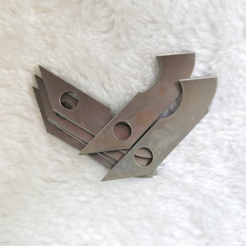 Original manufacturer of hook blades, hook knife blades, blade wholesale manufacturer, shipping utility knife blades, hook blades Specification drawing