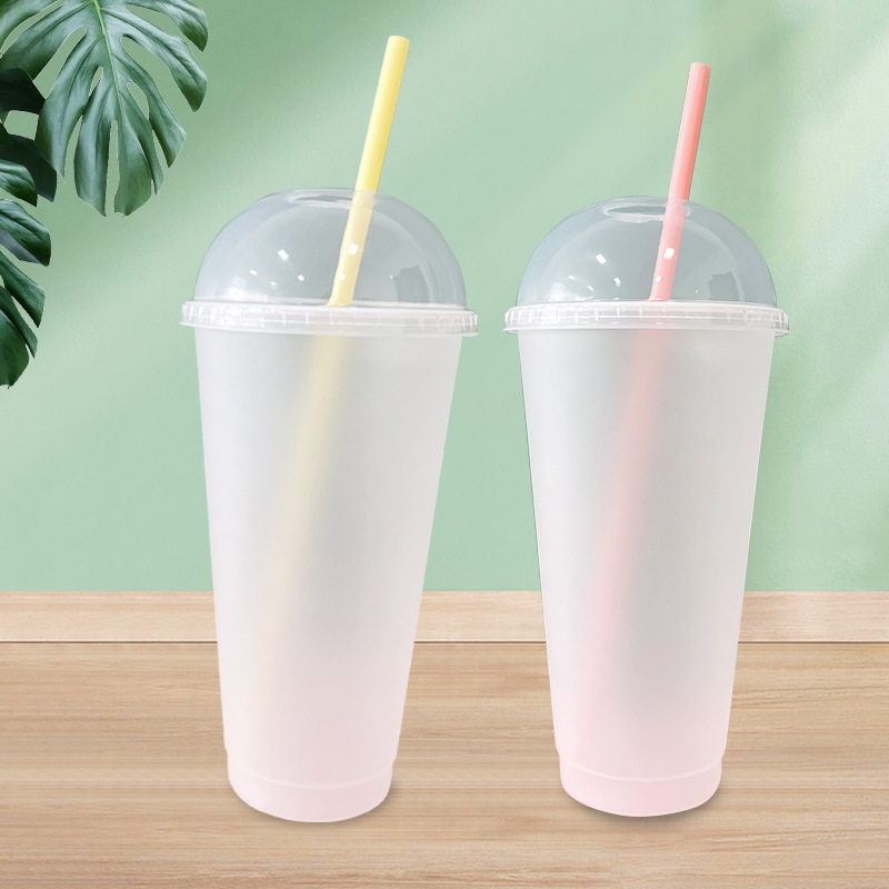 24oz new arched lid sippy cup, a bestseller in foreign trade. 710ml adult transparent drinking sippy cup, factory wholesale details Picture