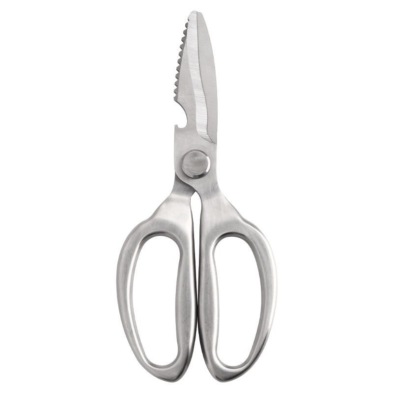 Lin Taizuo Kitchen Scissors, stainless steel Japanese multi-functional scissors SK5 4th generation, bone-cutting and fish-killing kitchen household scissors Item Picture