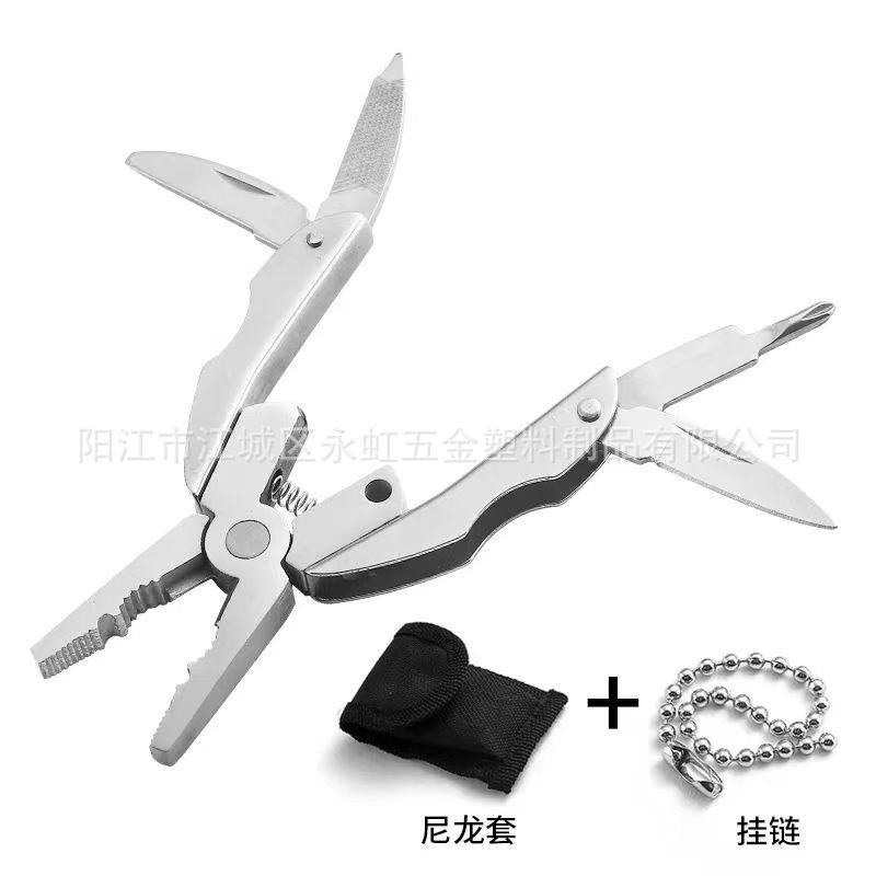 Factory stock multi-functional pliers, mini turtle-back folding pliers, winged beetle creative outdoor multi-purpose portable tool pliers undefined