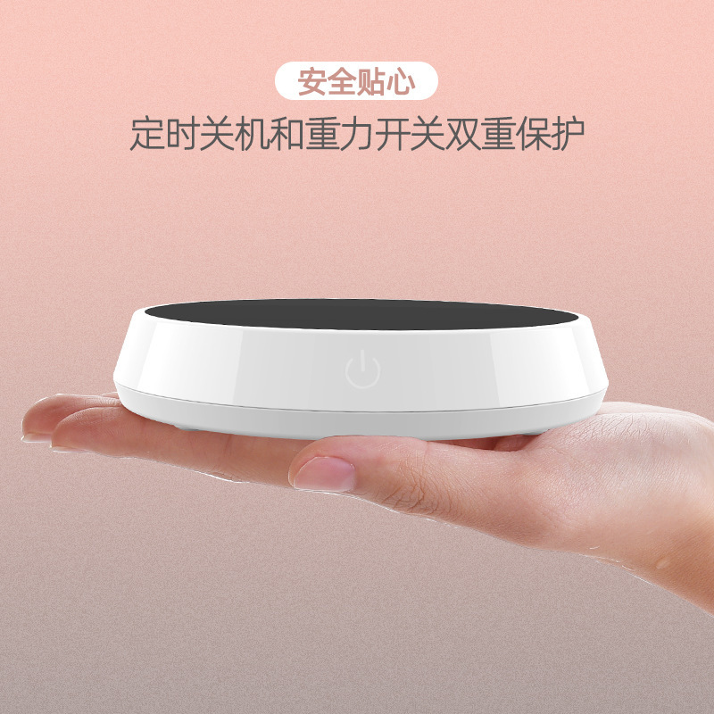 High-end internet-famous insulated coasters, coffee cup bases, constant-temperature coasters, water cup heating pads, warm cup activity creative gifts details Picture