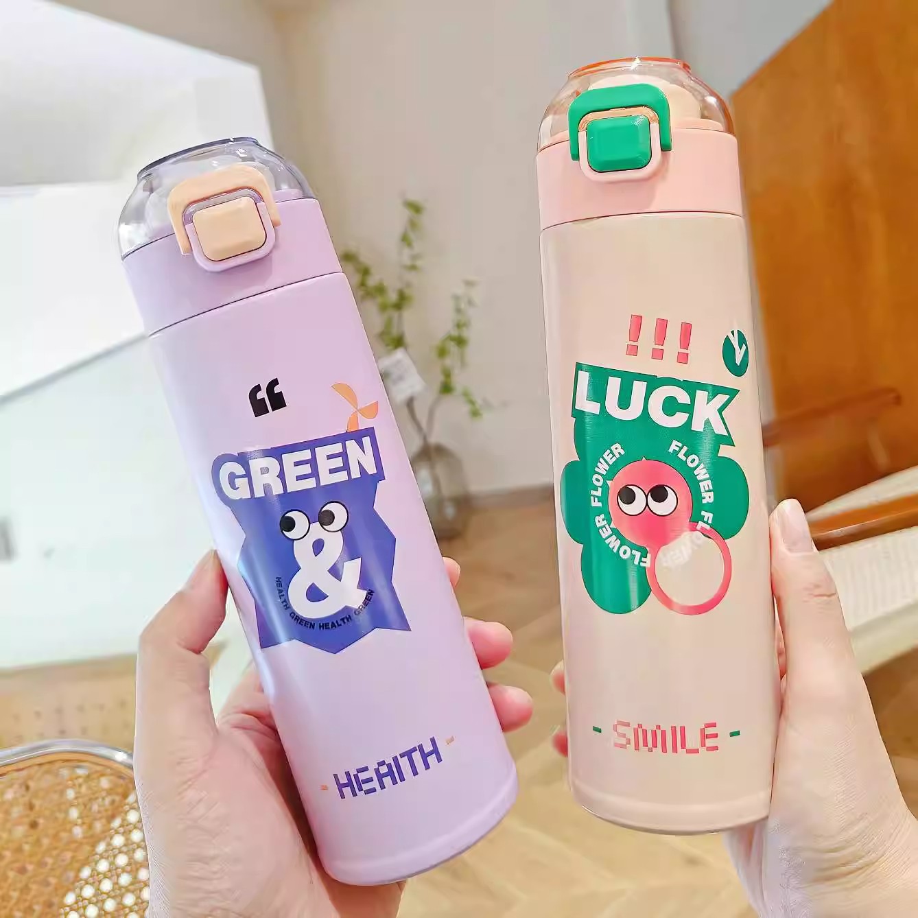 316 stainless steel insulated cup, high appearance level, large-capacity water cup for boys, girls, children and students, portable direct drinking cup details Picture