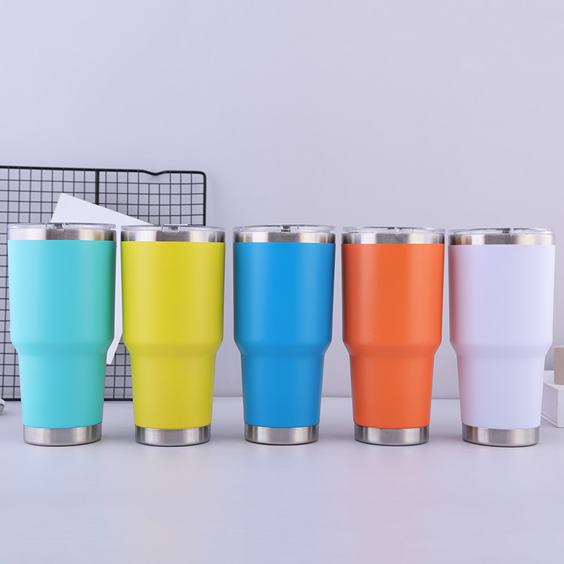 Foreign trade stainless steel 30oz car cup, vacuum insulated cup, creative portable outdoor car water cup, beer ice cup details Picture