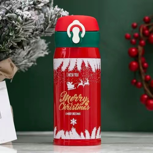 304 stainless steel Christmas and New Year gifts, bouncy insulated cups, creative water cups for boys and girls, simple and popular cups Application Scenario