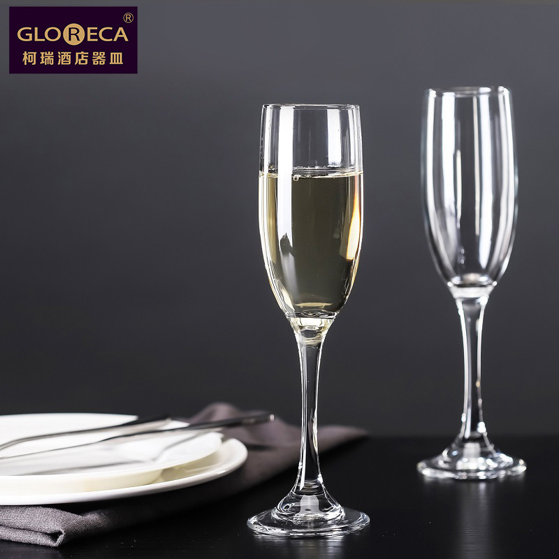 【 Factory Direct Delivery 】 Champagne glasses, tulip glasses, white wine glasses, sparkling wine glasses with logo printing, one-piece consignment Specification drawing