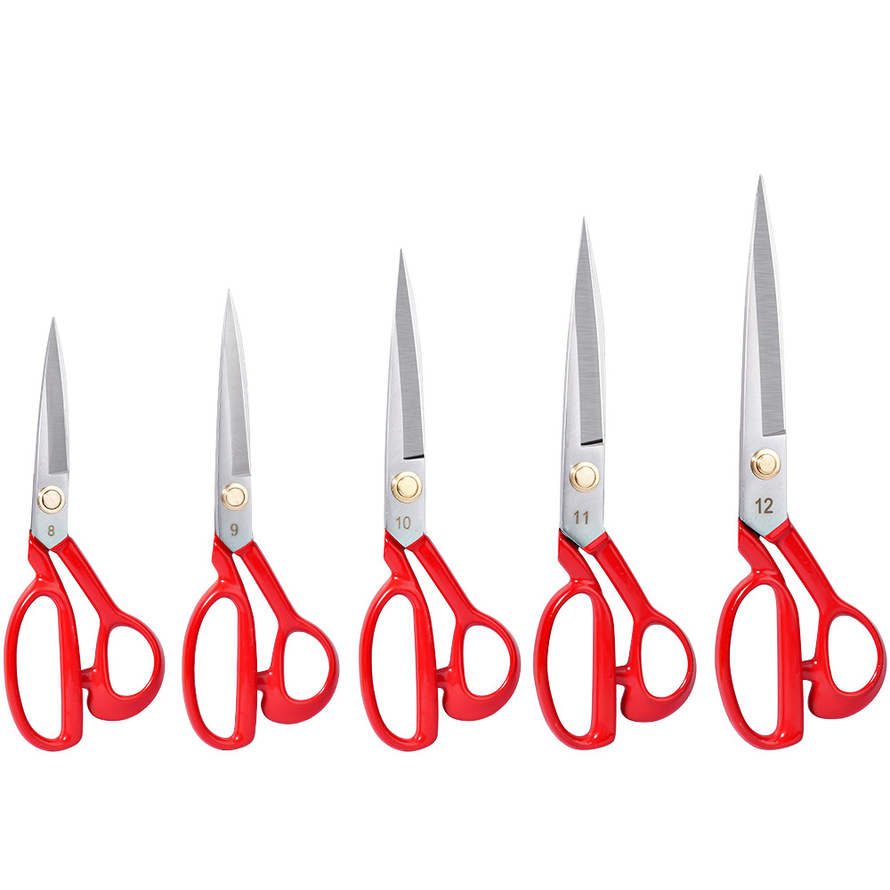 Left-handed sewing scissors, tailor, cut clothing, professional cutting, large scissors, 8-12 inch, special fabric cutting, household Specification drawing