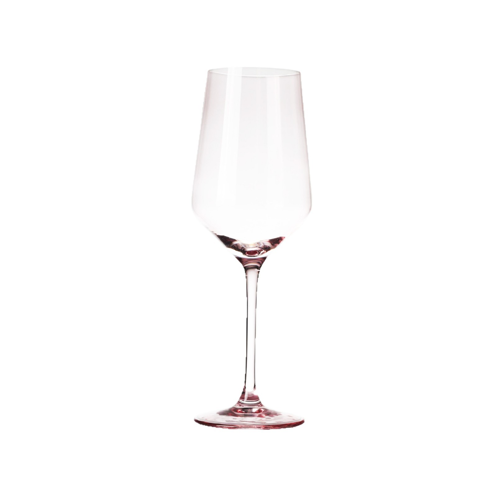 【 Factory Direct Sales 】 Cold-cut powder rod red wine glasses, creative wine glasses, household glass foreign wine glasses with LOGO printing Item Picture
