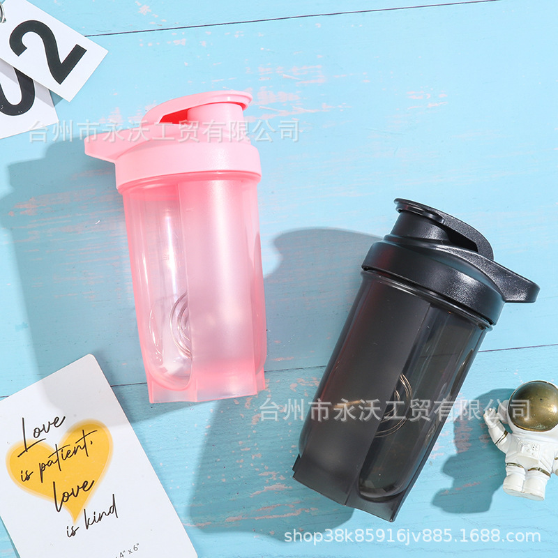 500ml sports shaker cup, protein powder milkshake cup, portable anti-drop milk, soy milk, milk cup, gym full figure