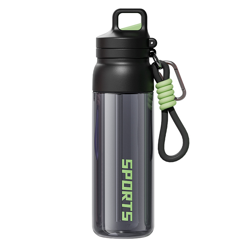 Summer high appearance level anti-drop portable high-temperature resistant sports kettle, one-button quick-opening straw cup, women's outdoor car quick-opening cup Item Picture