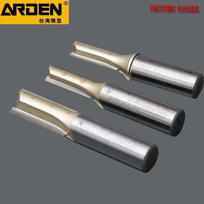 Yadeng woodworking tools metric double-edge straight knives, carbide extended straight knives, engraving machines, milling cutters, fine handle slotting Application Scenario