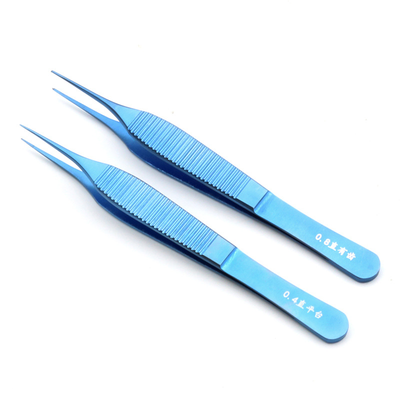 Butterfly Feather Ophthalmic tweezers, double eyelid tweezers, Edison plastic surgery tweezers, tissue tweezers, Platform, toothed tweezers, hook suture removal tweezers details Picture
