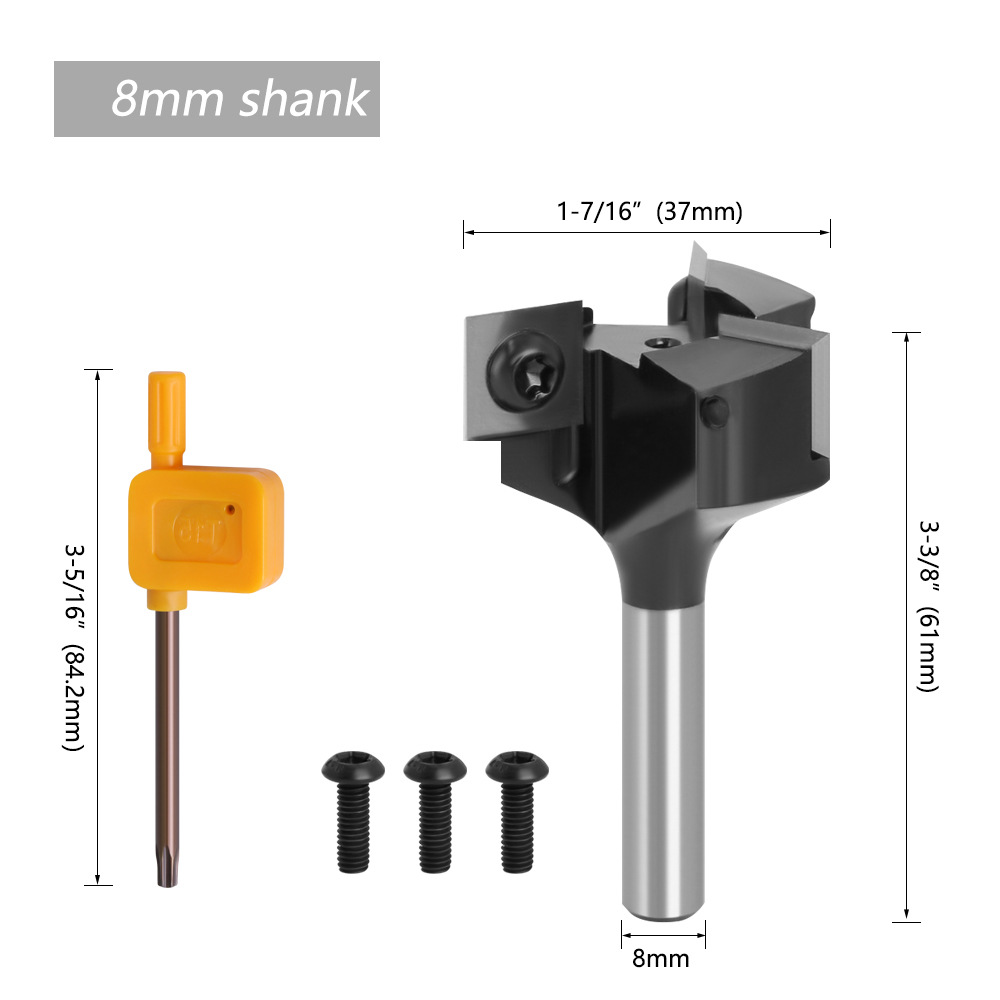 1/2 handle three-edge T-shaped knife, slot knife, slotting knife, woodworking milling cutter, slotting milling cutter, T-shaped tenon knife, woodworking milling cutter undefined