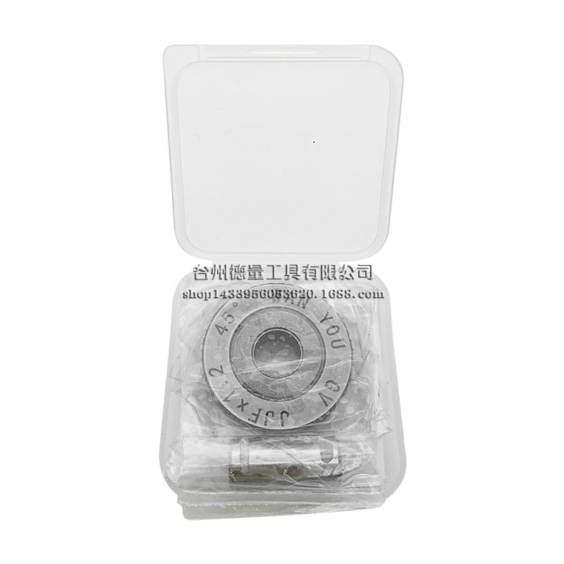 Wanyou brand single-wheel 45° concave net pattern knurling knife wheel embossing wheel 0.6 0.8 1.0 1.2 1.5 2.0 Item Picture