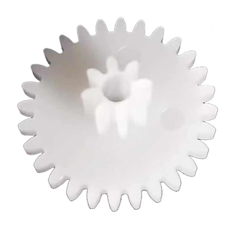 28+ 8-tooth double-layer gear 0.5 module stacked gear toy accessory 28082B large teeth 28 teeth small teeth 8 teeth 10 pieces Item Picture
