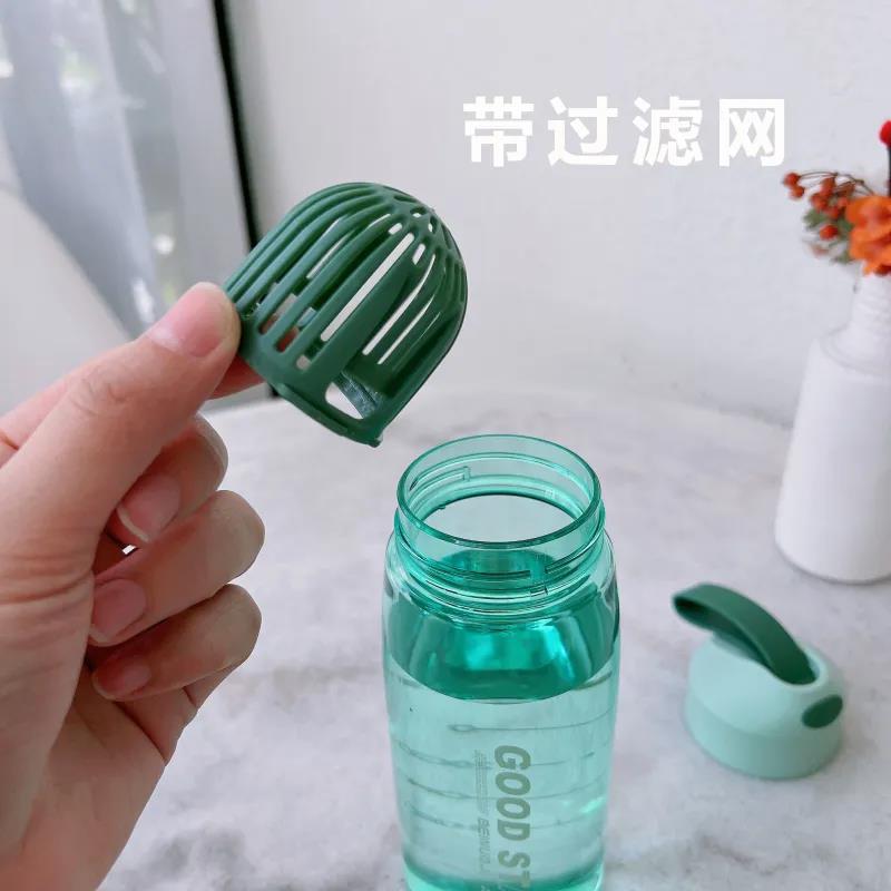 ins best-selling water cups for boys and girls, student water bottles, portable filters, casual cups, space cups, anti-drop tea cups with scale plastic Application Scenario
