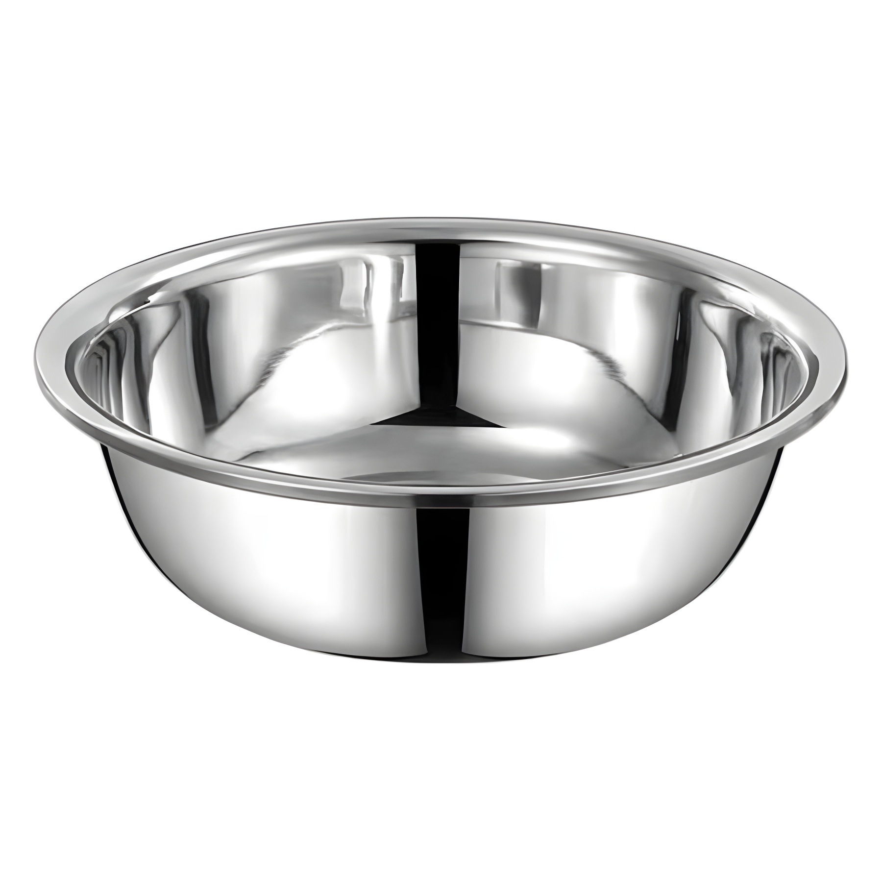 Stainless steel deep basin, flavor bucket with reverse edge, Korean-style seasoning jar, household basin, multi-purpose basin, fruit basin, egg beater basin, special for baking Item Picture