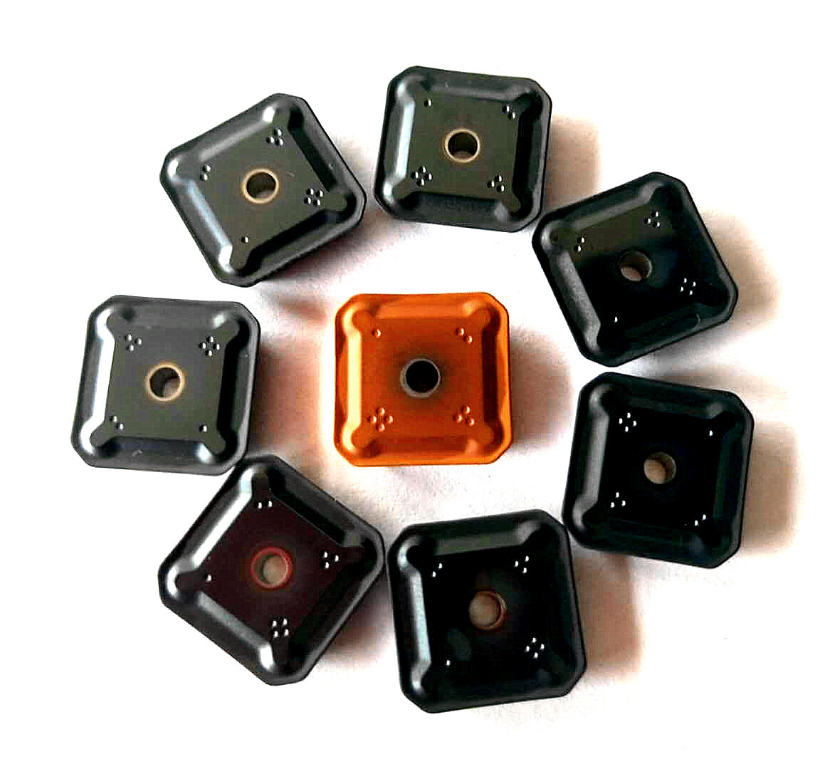 Double-head milling inserts sekn1203 slot type 45-degree stainless steel small square precision milling inserts tungsten steel alloy inserts undefined