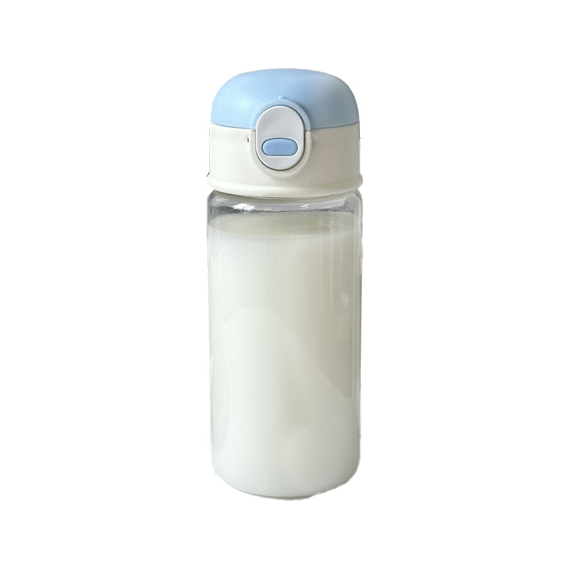 2024 Bouncing plastic cup Water cup for female office workers, new plastic ins with straw cup strap, compact and portable Item Picture