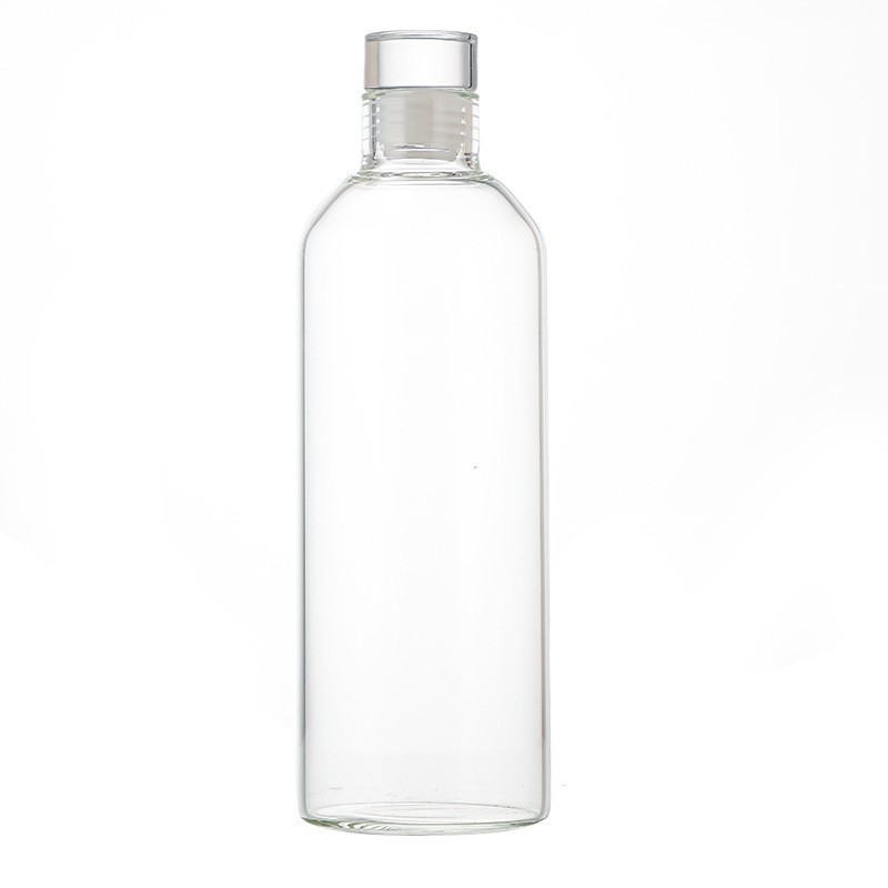 Thickened time-scale glass cup, transparent, high appearance level, high borosilicate heat-resistant, portable, leak-proof, simple and popular online water cup Item Picture