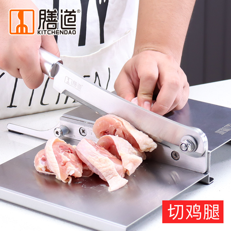 Household guillotine knife medicinal herb cutting machine, Chinese medicine cutting, chicken, duck, beef, fudge cutting, duck neck cutting, beef jerky cutting knife Specification drawing