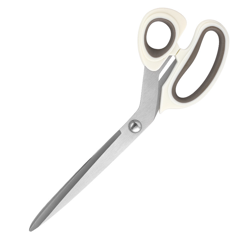 Tailor-specific scissors, household stainless steel hand sewing large scissors, thickened straight head 10-inch fabric cutting scissors wholesale Item Picture