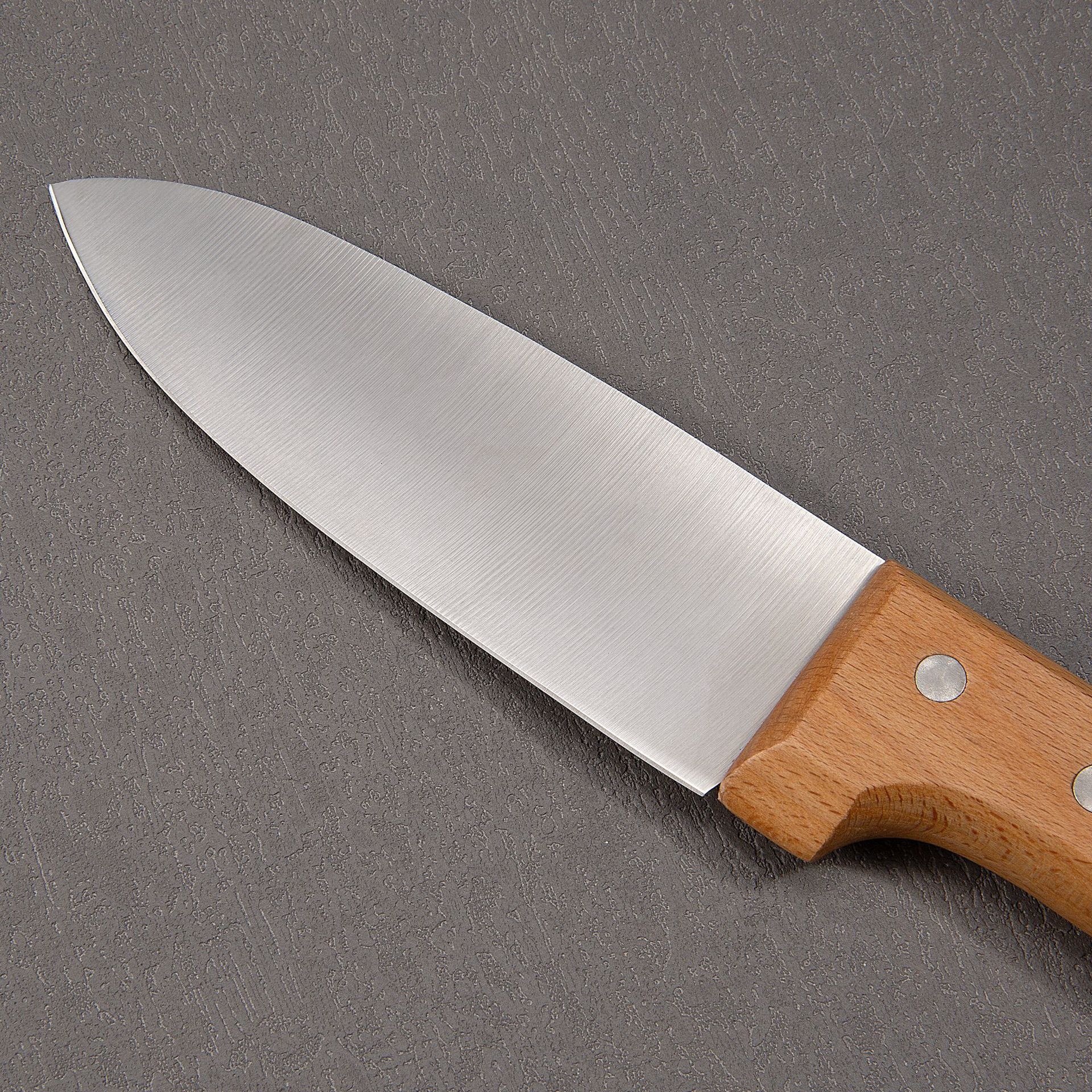 Factory stock: 6-inch beech wood small lamb knife, stainless steel wooden handle, kitchen multi-purpose knife, hotel commercial slaughterhouse meat slicer Specification drawing