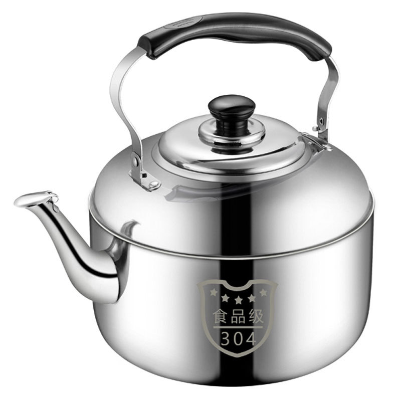304 stainless steel kettle, whistling, household wood-fired kettle for boiling water, induction cooker, gas stove, old-fashioned kettle Application Scenario