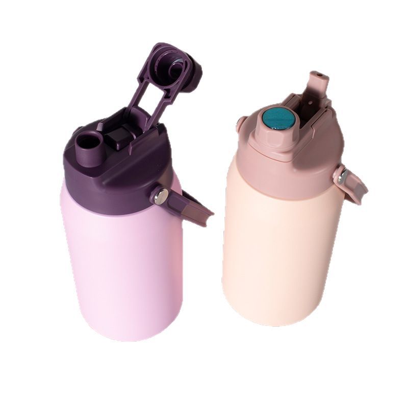 Unique mold double-spout outdoor sports pot, portable outdoor travel pot, large-capacity space pot, 60oz large pot Item Picture